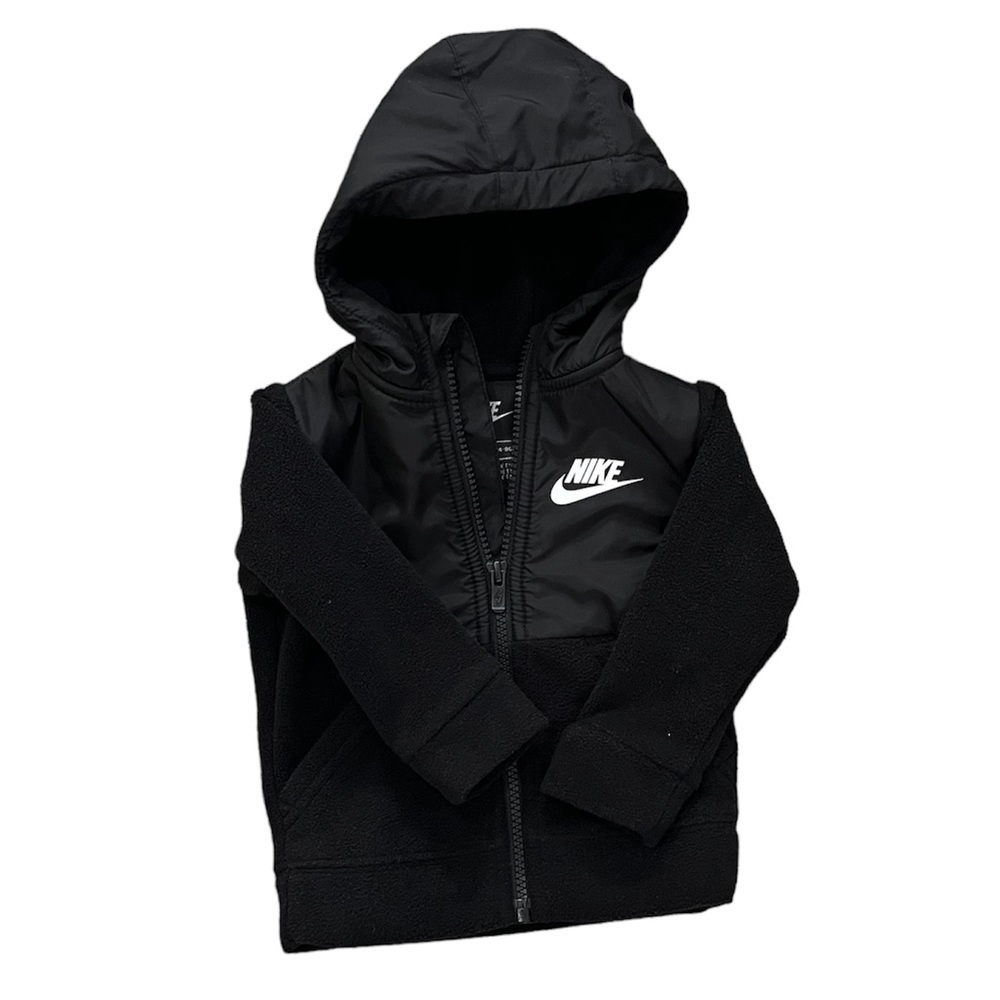 Nike Black Zip Hoodie Size 12M
